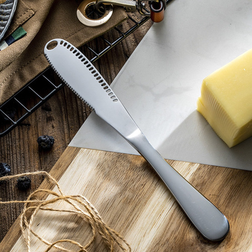 Cross-border Amazon 430 stainless steel cheese butter knife Western-style bread jam knife cream knife cheese butter knife