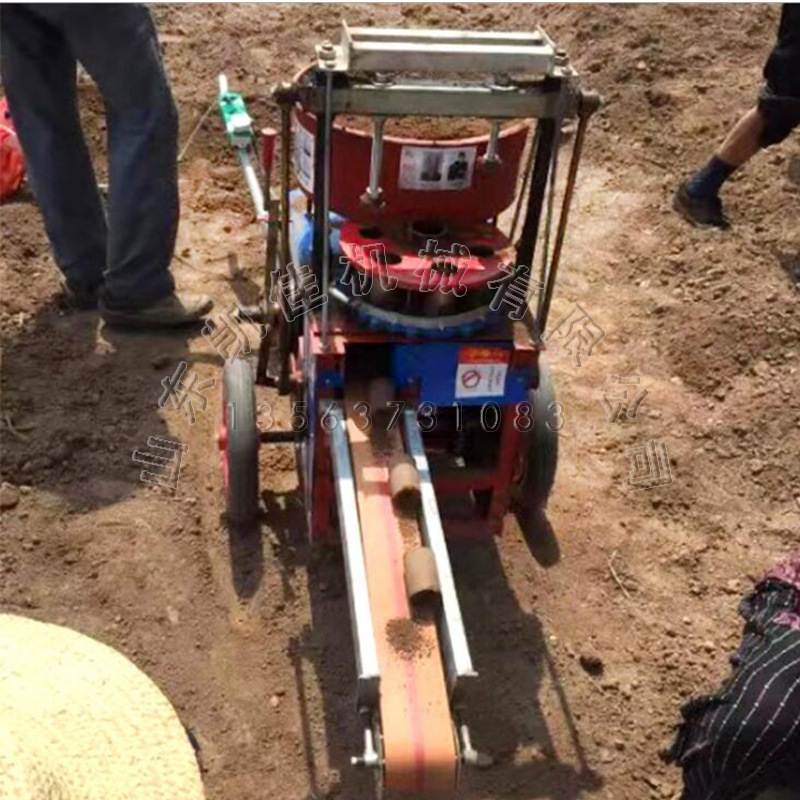 大棚营养土压块机 黄瓜育苗制钵机 蔬菜育苗制钵机 营养土灌钵机