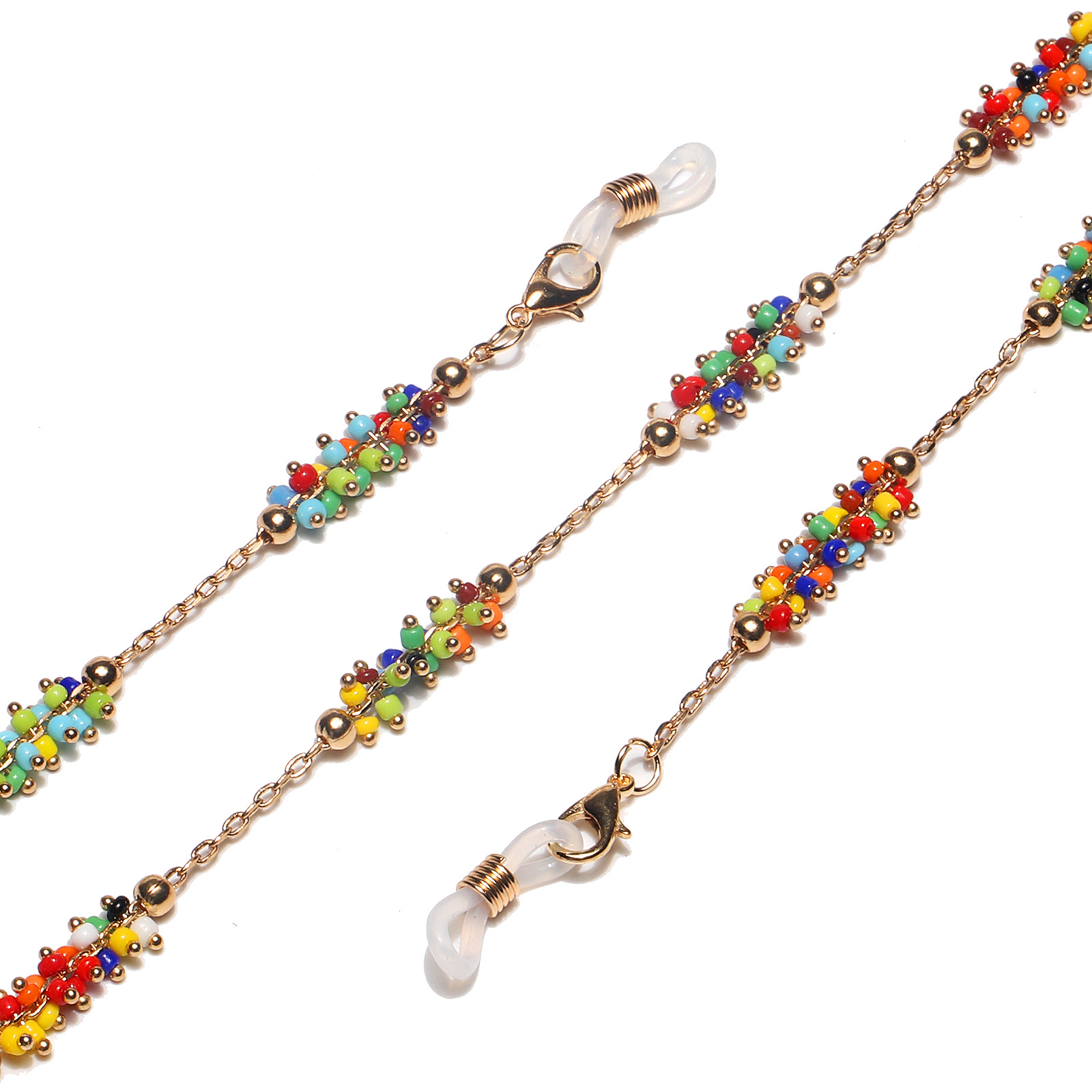 Colorful Clip Beads Glasses Chain display picture 2