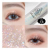 Star Diamond Eye Shadow Dazzling Dibular Shadow Light Light Silkworm liquid liquid wet sequined eye shadow stage Mermaid tears dripping makeup