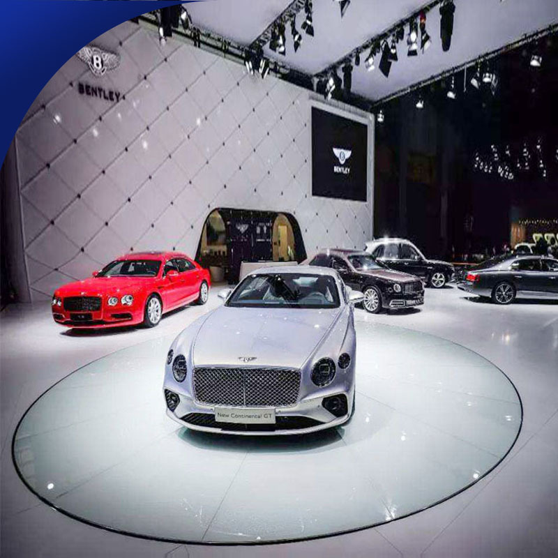 Auto Rotary Table Auto Show Rotary Round Table U-turn Turntable Industrial Exhibition Rotary Table Exhibition Hall Remote Control Rotary Display Table