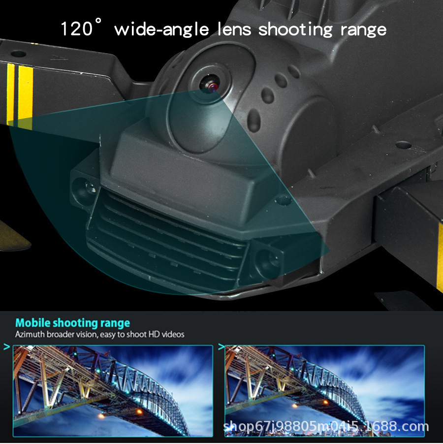 跨境电商E58四轴飞行器1080像素手提包装入门无人机遥控飞机批发详情图6