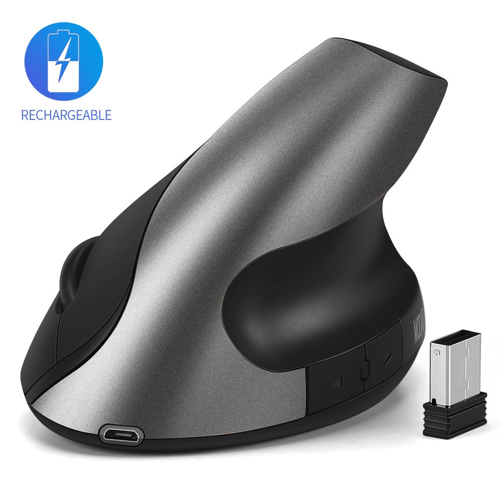 Creative Ergonomics Optoelektronische Stille 2,4G Drahtlose Maus Vertikale Stehende_voghion.com