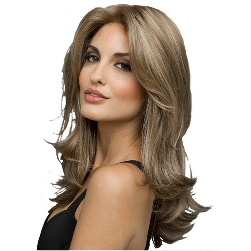 European and American fashion wigs for women with summer wavy long hair high temperature silk chemical fiber wig manufacturers wholesale hair sets wigs