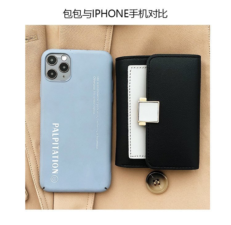 Fashion Contrast Color Simple Wallet display picture 1