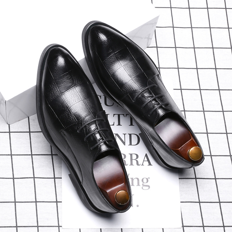 British men's leather shoes, Korean styl...