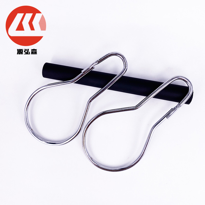 佛山厂家批发金属电镀毛巾葫芦扣浴帘窗帘葫芦型挂钩|ms