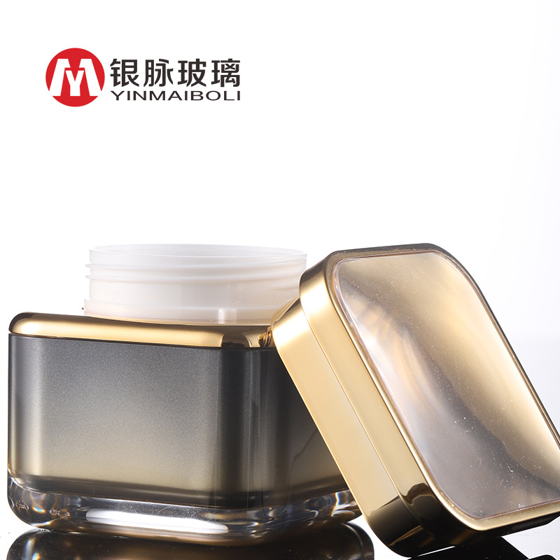 Acrylic cream jar