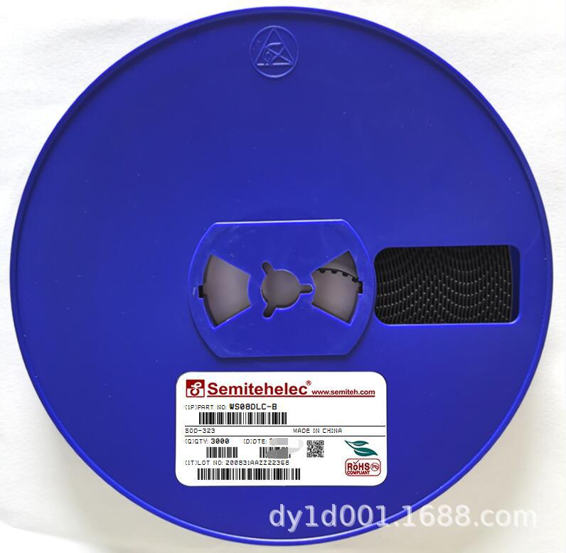 WS08DLC-B ESD静电保护二极管 8V 双向 低电容 SEMITEH 原装正品