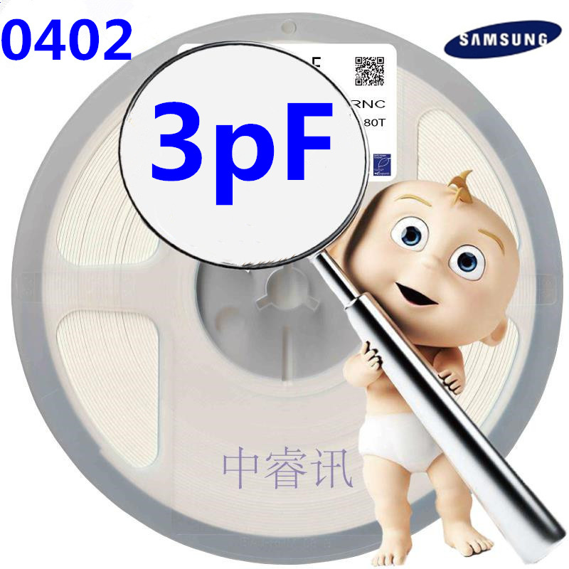 CL05C030CB5NNNC  贴片陶瓷电容  0402 3pF 50V C0G 原装新货正品