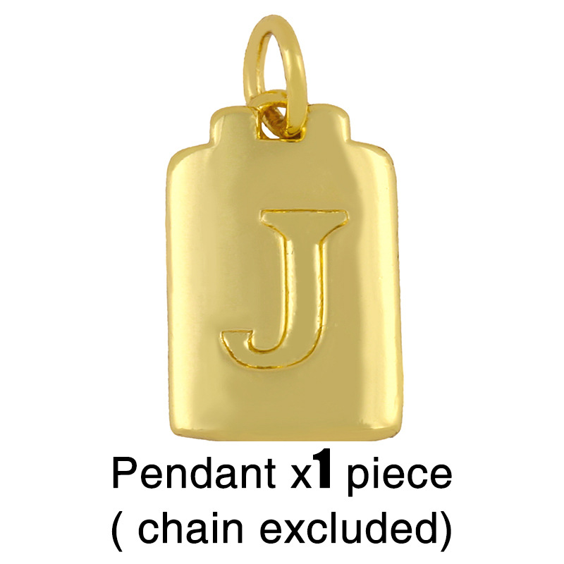 Fashion Letter 18k Gold Plated Necklace In Bulk display picture 10