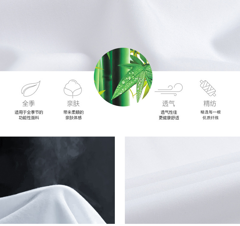 白衬衫女竹纤维短袖正装衬衣商务修身弹力免烫职业工装定制绣LOGO详情图3