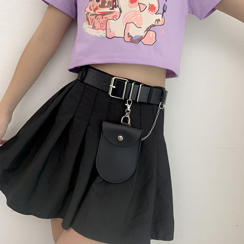 Wholesale 2020 new fashion belt for women, detachable chain small waist bag, versatile fashionable outer belt