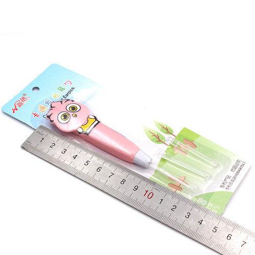 New Yan Cartoon Animal Glow Ear Pick Baby Cartoon Glow Ear Pick Ear Cleaner Children's Lighted Silicone Soft