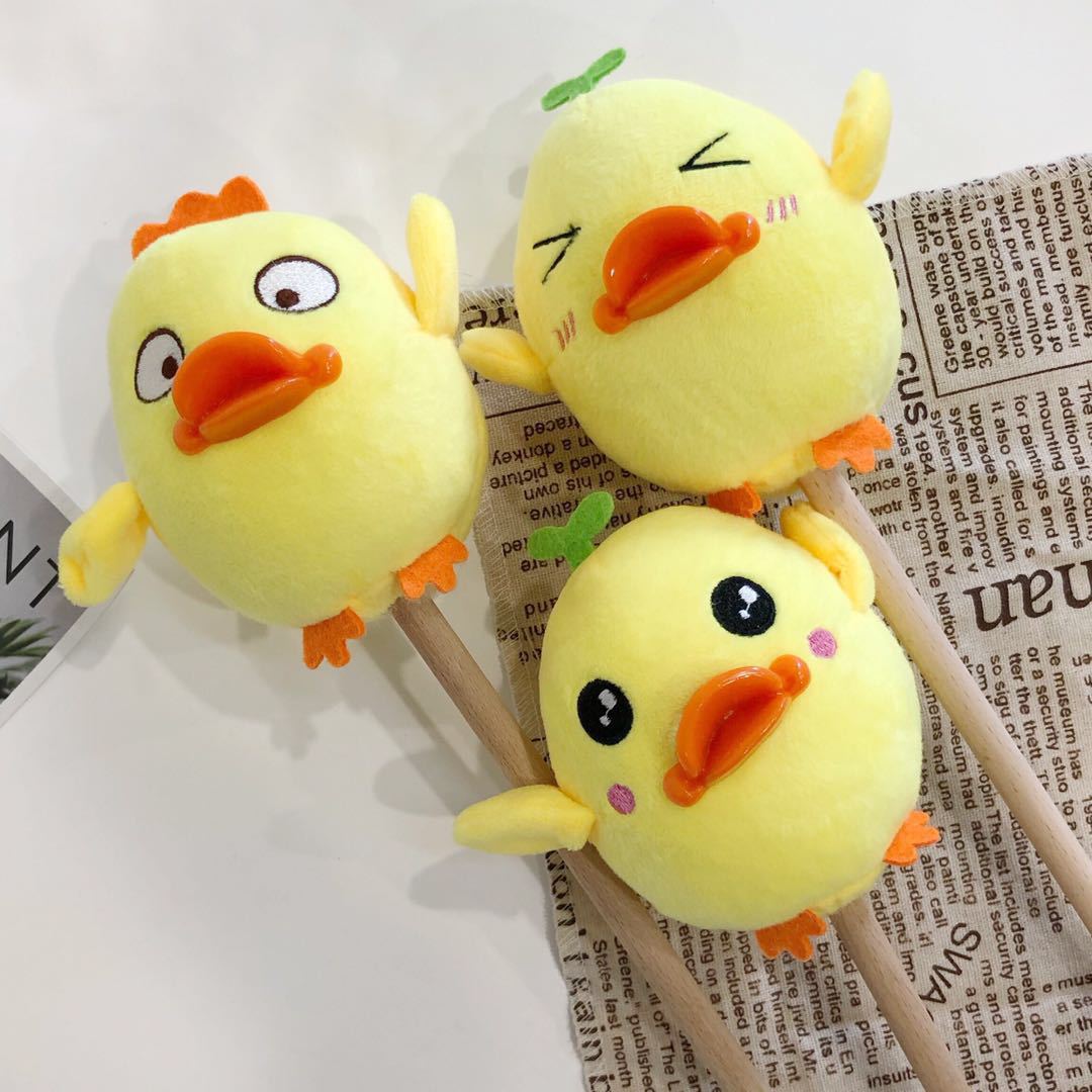 Cartoon Plush Toys Knock back stick a doll Massage Hammer Beat Doll Knock back the hammer originality gift