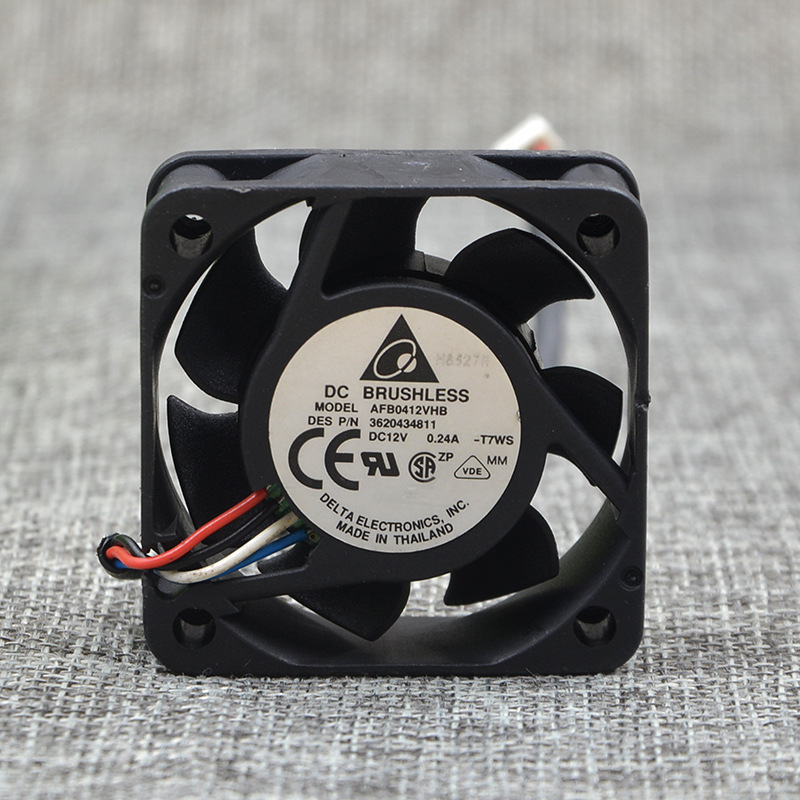 Delta AFB0412VHB 4015 12V 0.24A 4CM double ball 4-wire PWM intelligent cooling fan Delta AFB0412VHB 4015 12V 0.24A 4CM double ball 4-wire PWM intelligent cooling fan
