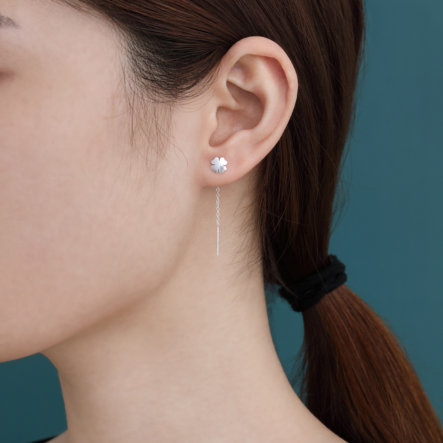 5g Weight 925 Sterling Silver Ear Needle Material Ear line Classification 1 Pair Quantity Holiday, Daily Occasion 925 Sterling Silver Material Geometric, Star, Heart Shape Pattern Women's Gender Casual, Simple Style Style 1 Pair 925 Sterling Silver Geometric Star Heart Shape Ear Line 15