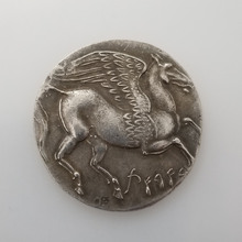 仿古工艺品希腊硬币铜镀银做旧银元银圆批发#3387