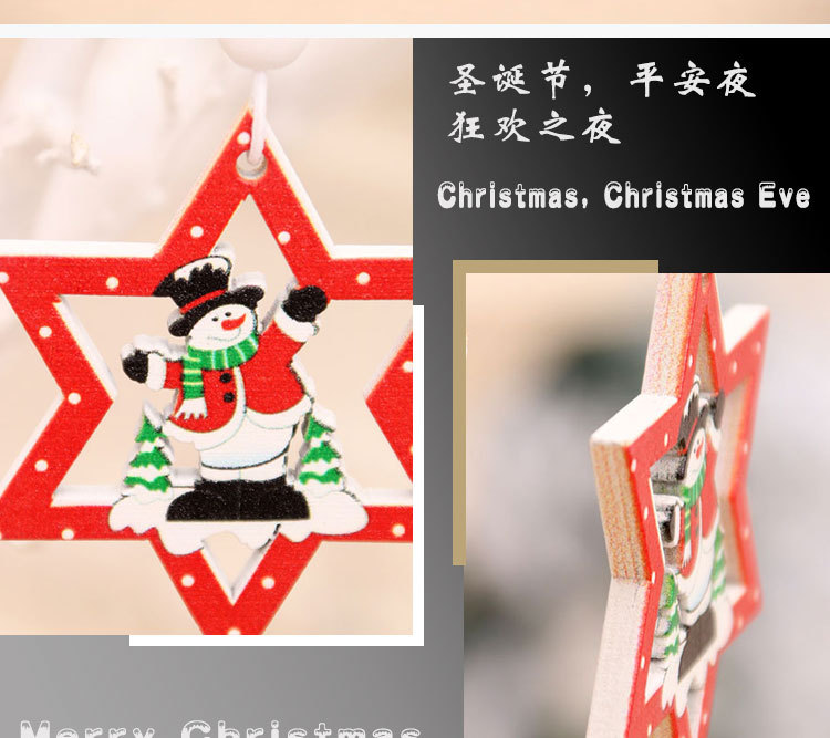 Kreativer Mini DIY Weihnachtsanhnger Weihnachtsbaum Laser hohl kleiner Anhngerpicture5