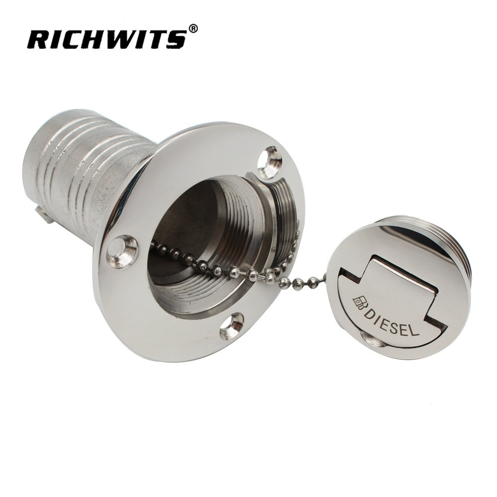 Zhibo Металлическая нержавеющая сталь Маленький флип порт для заправки масла Яхта Порт топливного бака Порт заправки воды Крышка люка для масляного люка Крышка масляного люка