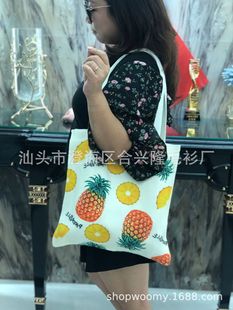 The new Japanese Harajuku girl chic student girl cute simple single shoulder Korean large capacity printed Bevel bag