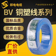 厂家国标BV2.5平方单芯铜芯阻燃电线1.5/4/6/10家装工程家用电线