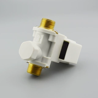 太阳能热水器电磁阀有压常闭常开进水阀4分外螺塑料短口止回阀