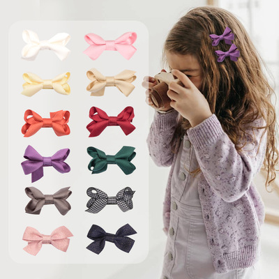 2pcs girl baby stage performance sweet bowknot photos shooting hairpin little red book torsional restoring ancient ways children deserve to act the role of red hairpin headdress