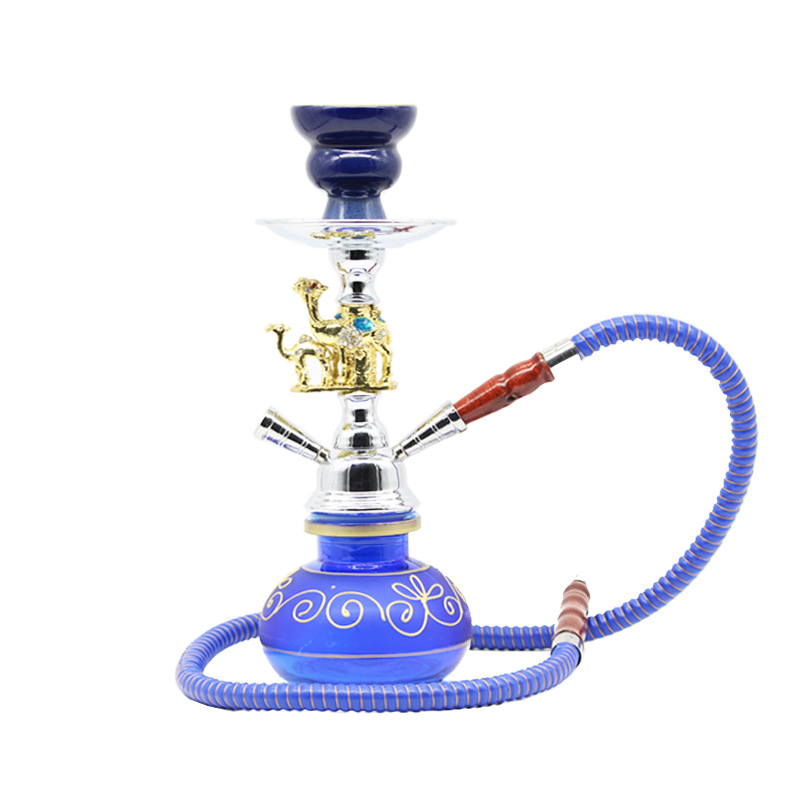 Arabic Shisha Full Set Alloy Camel Single And Double Tube Shishahookah