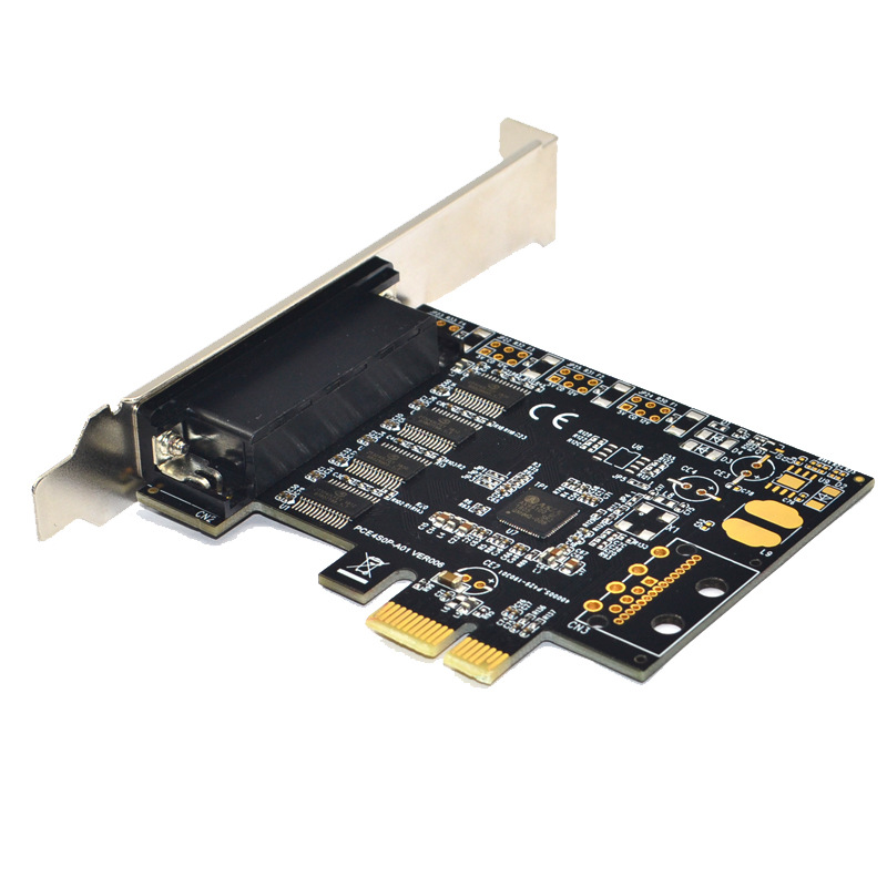 PCI-E���ڿ�pcieת4��2��1����RS232����4��9����չ������AX99100