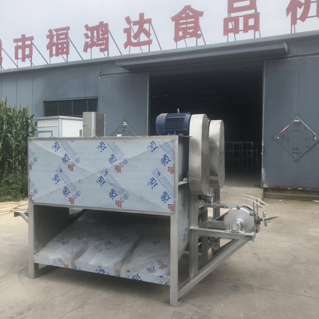 福鸿达猪头全自动打毛机 猪头连续打毛机 11座猪头刨毛机