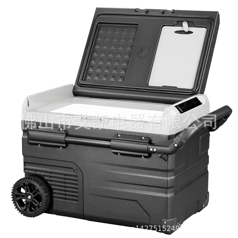 冰虎拉杆车载冰箱制冷压缩机12v24v220V车家两用冷冻冷藏汽车货车