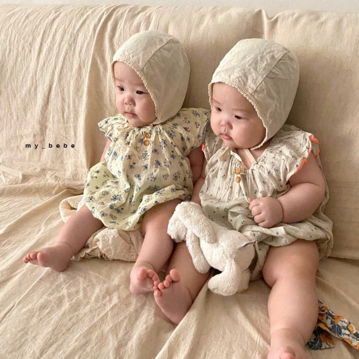 [Privacy New 7607] ropa de trepa de color para bebés, ropa de verano delgada con flores cortas, una chaqueta sin envío