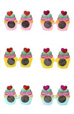 2020新款冰淇淋眼镜 多款式小红书生日快乐派对冰淇淋PARTY眼镜