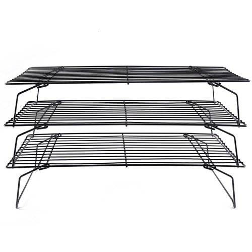 Baking Tools Large Three-tier Folding Cake Cooling Rack Bread Drying Rack Biscuit Rack Non-stick