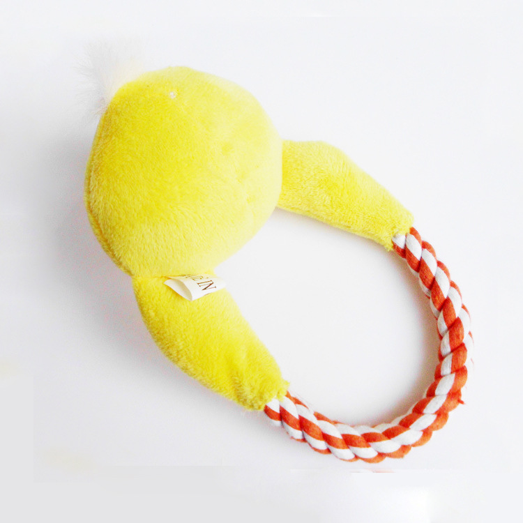 Plush toy, pet, frog, duck, can bite