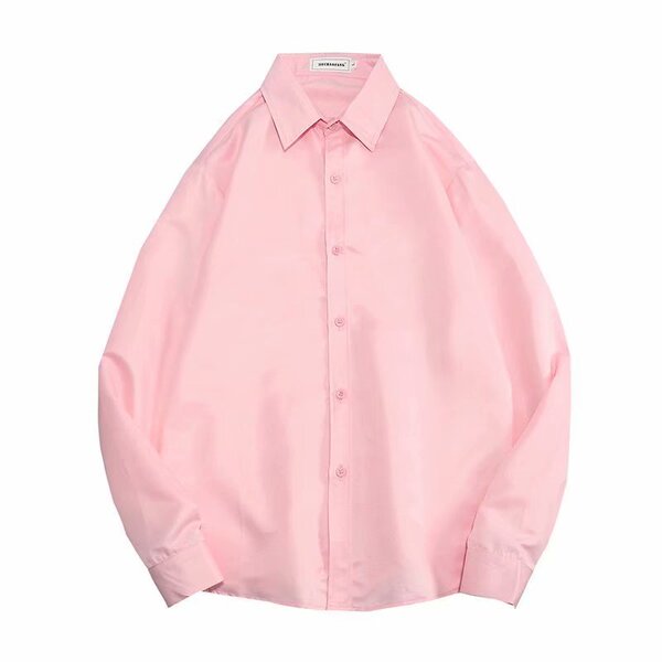 Solid color trend thin shirt all-season