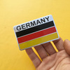 Metal modified sticker, decorations, Great Britain, USA, Germany, Italy