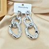 Acrylic chain, trend brand earrings, 2020, suitable for import, European style