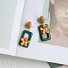 Cute fresh earrings, design ear clips, accessory, Japanese and Korean, trend of season, no pierced ears