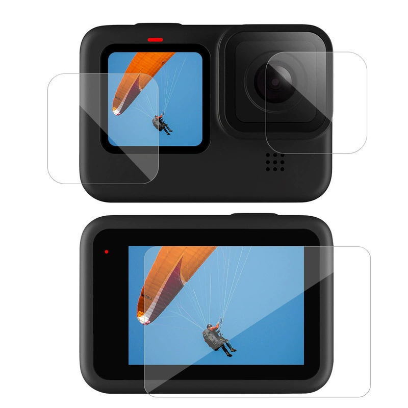 Подходит для новой экшн‑камеры GOPRO11 HD GoproHero10BLACK, защитная пленка для экрана, комплект из 3 штук