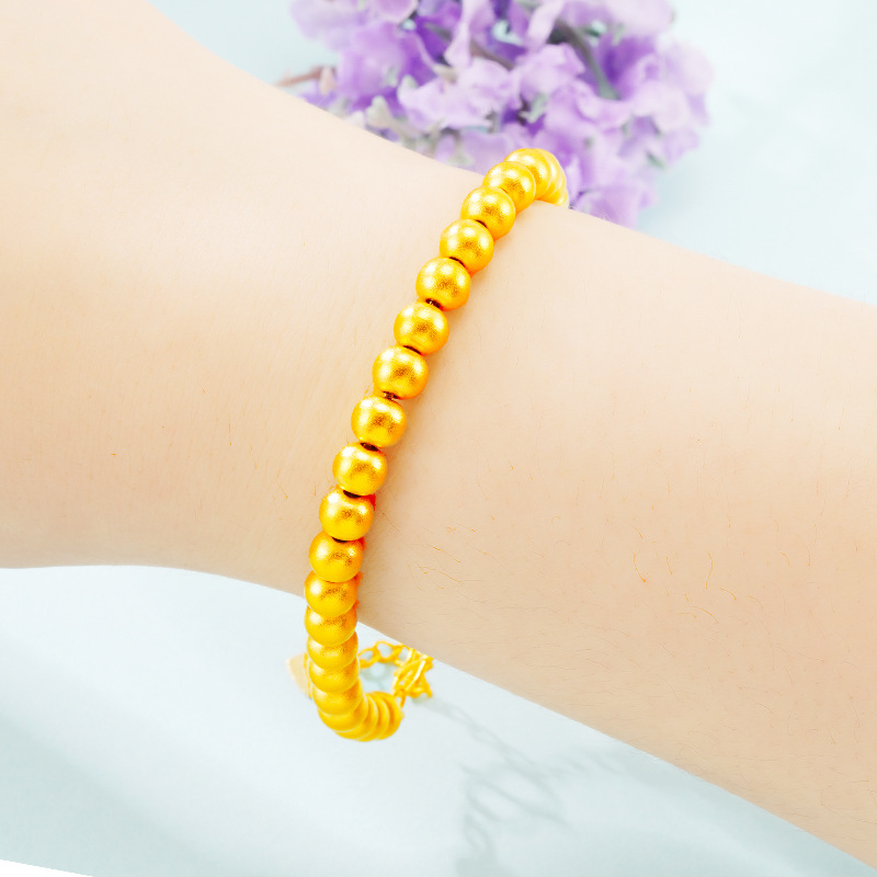 Antiguo patrimonio pulsera imitación 24K oro en línea en vivo Venta caliente joyería stand arena suministro de oro cabeza fábrica al por mayor