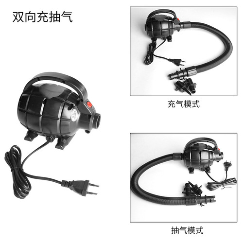 600w high-power inflatable boat electric inflatable pump rubber boat gymnastics mat inflatable products special fast inflatable pump