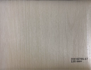 2023新款PVC包覆膜 工厂直销  HW 82701-17白榆木包覆膜