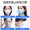 Soft medical mask, silica gel ear clips, ear protection