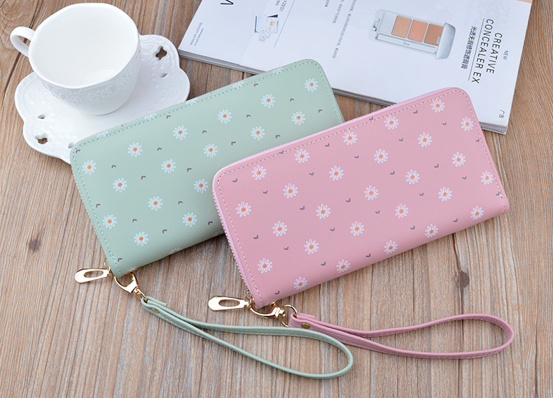 Women's Daisy Pu Leather Zipper Wallets display picture 1