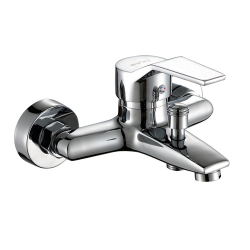 Wholesale brass YELTS triple hot and cold shower faucet, wall-mounted concealed bathtub shower faucet, hot and cold water mixing valve