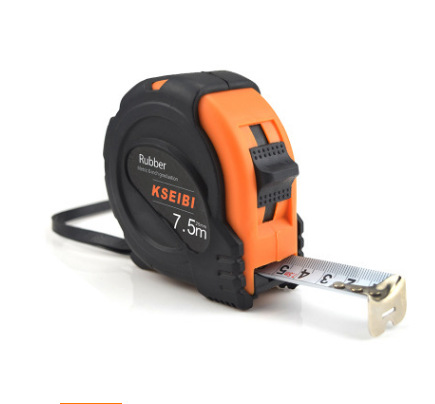 耐磨包胶卷尺5米3米7.5米10米 卷尺家用 多功能钢卷尺