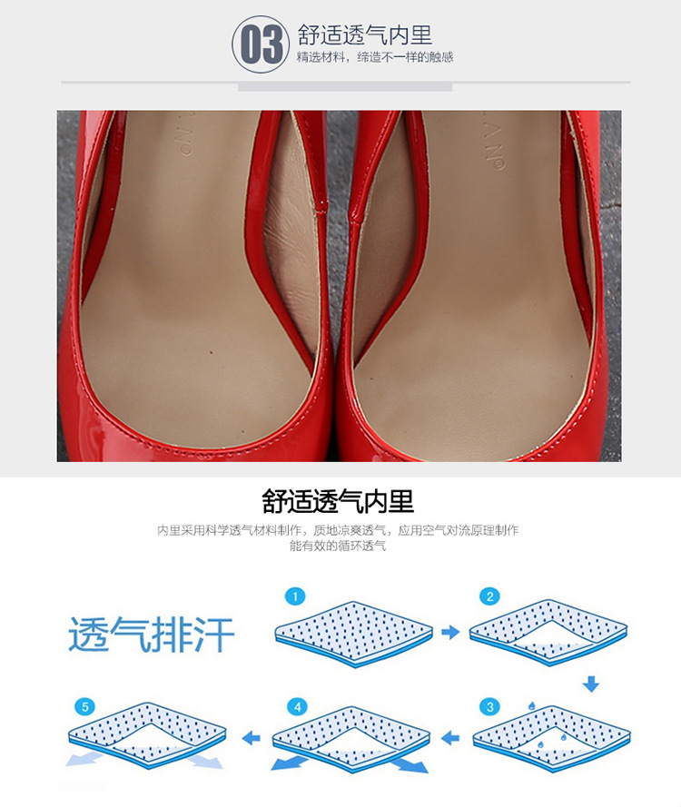 Chaussures tendances en Cuir verni Augmenter - Ref 3440156 Image 9