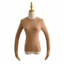 2020秋季女装纯色打底衫圆领修身上衣欧美时尚性感长袖T恤女潮牌